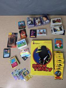 lot 543 image: Collection of Card Games Pokmon, Mork & Mindy, My Little Pony, Battlestar Galactica, Dick Tracy, Yu-Gi-Oh, Peanuts, Looney Toons, Superman and More - V