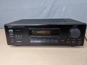 lot 539 image: Onkyo A-SV210 Audio Video Control Amplifier, Black - V