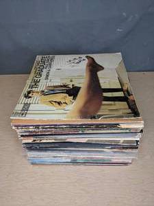lot 487 image: Collection of Approximately 40 Vinyl Records The Graduate Soundtrack, Elvis, Eddie Rabbitt, and More - V