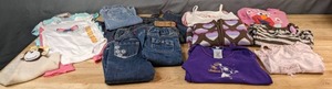 lot 481 image: Lot of Little Girls Clothes Infant-Toddler Sizes (Carters, Osh Kosh, Sesame Street) and More - V