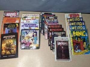 lot 581 image: Collection of Books and Comics Marvel, Star Wars, Weird, Calvin & Hobbes, The Revenge of the Baby-Sat and More - V