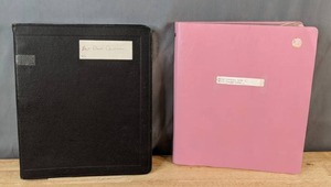 lot 609 image: Pair of Binders Full of Disney Vintage Collectible Souvenir Cards and Stamps - V