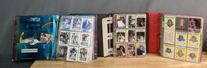 lot 610 image: Pair of Binders Full of Trading Cards NFL Football, NBA Basketball, MLB Baseball - V