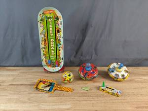lot 602 image: Vintage Collection of Toys Mickey and Donald Speed Way, Noise Makers and More - V