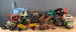 lot 629 image: Terrific Toys from Times Gone By Vintage Trucks, Tractors and Other Transportation from Tonka, Structo and More - V