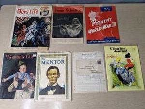 lot 699 image: Vintage Magazines Boys Life, Junior Scholastic, Womans Day, The Mentor and More - V