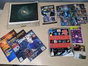 lot 701 image: Vintage Collection of Star Trek and Space Magazines, Cards, Art and More - V