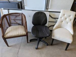 lot 818 image: A Collection of Three Chairs - V