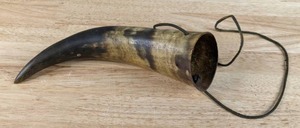 lot 809 image: Decorative Buffalo Horn - V