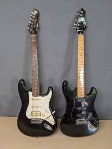 lot 749 image: Pair of Electric Guitars (Vantage and Series 10 by Bently) - V