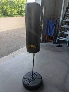 lot 768 image: Everlast Cardio Fitness Free Standing Training Bag, Black - V