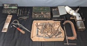 lot 758 image: Tools and Hardware Pneumatic Drill, Technical Measuring Tools, Drill Bits, Rubber Washers and More - V