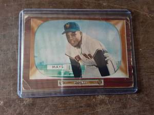 1955 Bowman Willie Mays Card