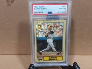 1987 Barry Bonds PSA NM-MT 8