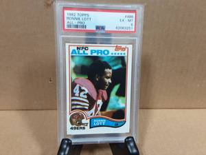 1982 Topps Ronnie Lott PSA EX-MT 6