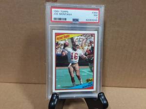 1984 Topps Joe Montana PSA NM 7