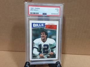 1987 Topps Jim Kelly PSA EX 5