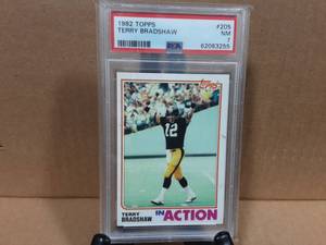 1982 Topps Terry Bradshaw PSA NM 7