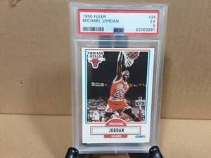 1990 Fleer Michael Jordan PSA EX 5