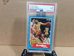 1990 Fleer Vlade Divac PSA Mint 9