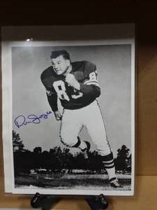 Autographed Photo Of Don Joyce Baltimore Colts 1958, 1959