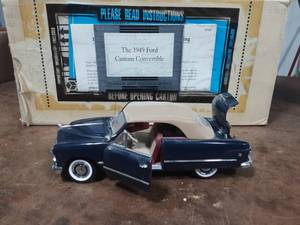 Franklin Mint 1949 Ford Convertible With Original Box
