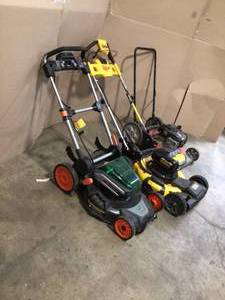 Assorted Lot of 3 Lawn Mowers - Customer Returns&nbsp review all pictures