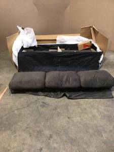 LifeStyle Solutions Watford Sofas, 78.8 W x 31.5 D x 33.9 H, Coffee