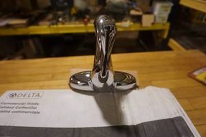 lot 13 image: Delta Single Handle Lavatory Center Set Faucet