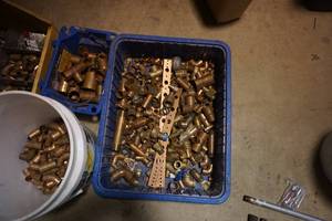 lot 58 image: Large Lot of Copper Fittings