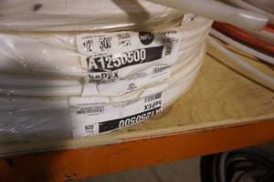 lot 70 image: Large Lot of hePex 12 PVC Pex Tubing For In Floor Heating