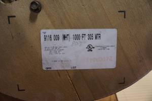lot 91 image: Partial Spool of Belden CDT9116-009 Communication Cable