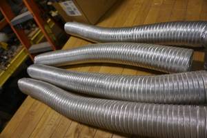 lot 99 image: 4  - 3 x 30 Aluminum Rigid Flu Liners