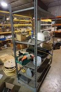 lot 110 image: Wheeled Storage Rack