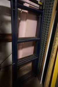 lot 117 image: 4 Section Heavy Duty Commercial Pipe Storage Rack