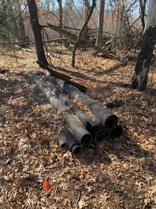 lot 120 image: Lot of Granite Pipe In Assorted Sizes and Lengths
