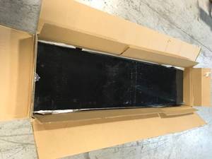 Ready-to-Assemble 24-Gauge Steel Freestanding Garage Cabinet in Black (30 in. W x 72 in. H x 18 in. D) by Husky Customer Returns See Pictures