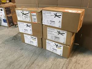 Lot of Assorted Ceiling Fans various models and conditions Customer Returns See Pictures