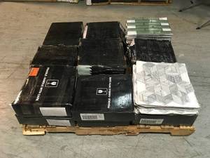 Lot of assorted ceramic tiles various models and conditions  Customer Returns See Pictures