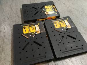 Lot of Dewalt workbench varipus conditions customer returns  See Pictures
