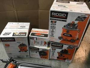 Lot of Ridgid Power Tools Customer Returns See Pictures