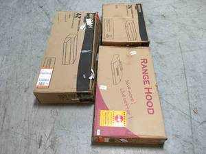 Lot of Kitchen Range Hoods Customer Returns See Pictures