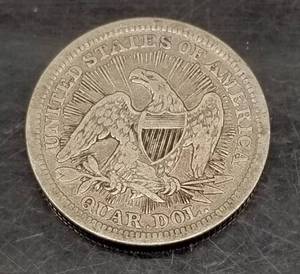 1853 arrows & rays US SEATED LIBERTY QUARTER