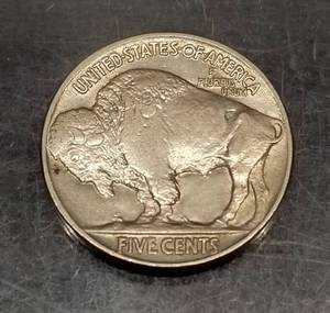 1913 type II BUFFALO NICKEL FULL HORN XF40