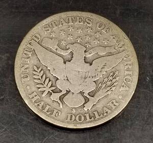 1909-S BARBER HALF DOLLAR