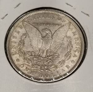 1888 MORGAN SILVER DOLLAR AU