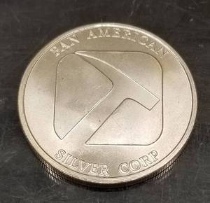1 TROY OZ .999 FINE SILVER PAN AMERICAN NWT MINT