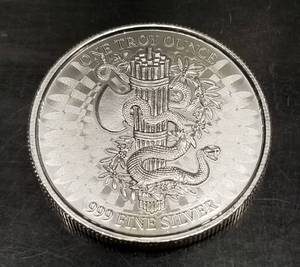 1 TROY OZ .999 FINE SILVER E PLUIBUS UNUM ROUND