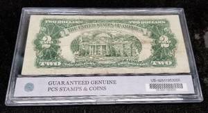 1953 US RED SEAL $2 FEDERAL RESERVE NOTE