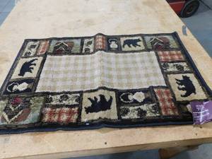 lot 28 image: Home Decorators Collection Mountain Top Beige 2 ft. x 3 ft. Cabin Scatter Area Rug